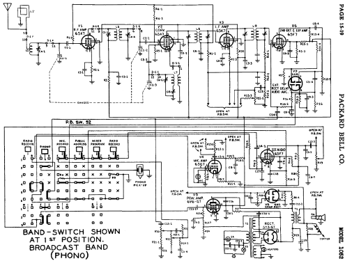 PhonOcord 1052; Packard Bell Co.; (ID = 439317) Radio