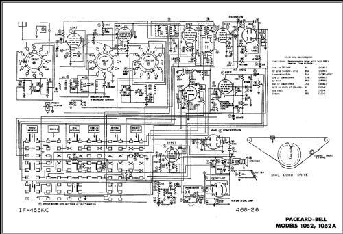 PhonOcord 1052; Packard Bell Co.; (ID = 476028) Radio