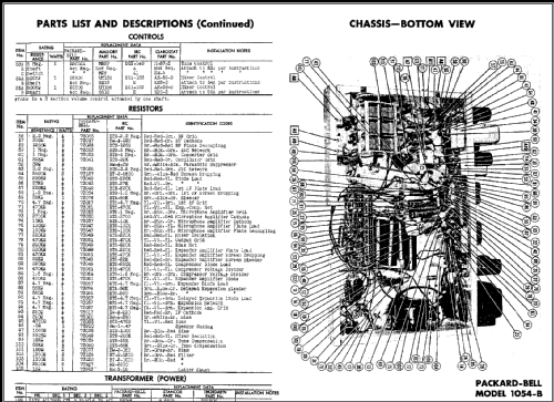 1054-B ; Packard Bell Co.; (ID = 476113) Radio