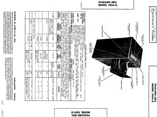 1054-B ; Packard Bell Co.; (ID = 476115) Radio