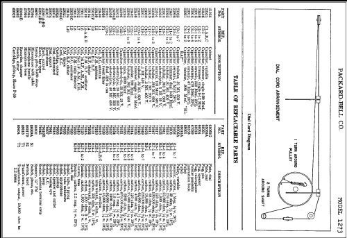 1273 ; Packard Bell Co.; (ID = 297511) Radio