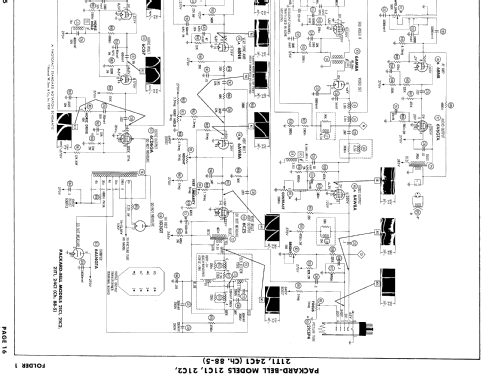 21C1 Ch= 88-5; Packard Bell Co.; (ID = 924272) Télévision