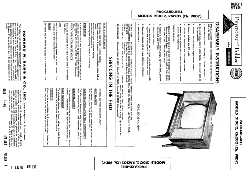 21DC12 Ch= 98D7; Packard Bell Co.; (ID = 639004) Televisión