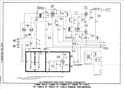 21DC2 Ch= 98D1; Packard Bell Co.; (ID = 2233488) Television