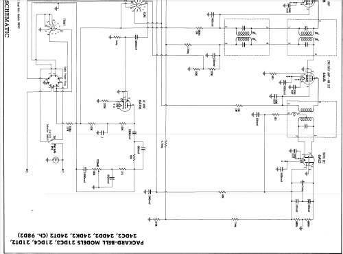 21DT2 Ch= 98D2; Packard Bell Co.; (ID = 1871056) Television