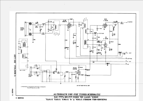 21VT2 Ch= 88S3; Packard Bell Co.; (ID = 2556158) Television