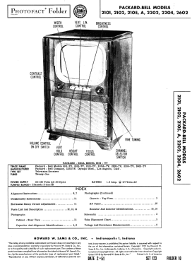 2204; Packard Bell Co.; (ID = 2850080) Television