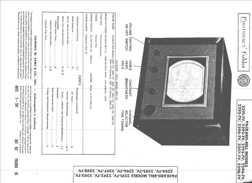 2292-TV ; Packard Bell Co.; (ID = 1551934) Televisore