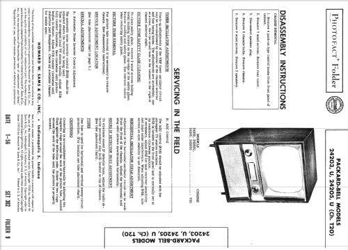 24205U Ch= T20; Packard Bell Co.; (ID = 2693680) Television