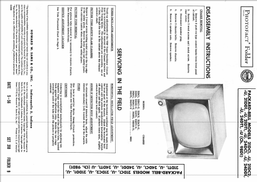 24DC1 Ch= 98D1; Packard Bell Co.; (ID = 2233704) Television