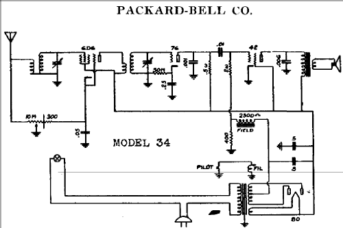 34 ; Packard Bell Co.; (ID = 357241) Radio