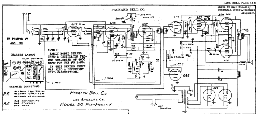 50 High-Fidelity ; Packard Bell Co.; (ID = 2109396) Radio