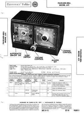 621 ; Packard Bell Co.; (ID = 3095529) Radio