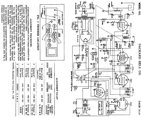 661 ; Packard Bell Co.; (ID = 438446) Radio