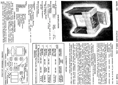 662 ; Packard Bell Co.; (ID = 438881) Radio