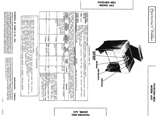 662 ; Packard Bell Co.; (ID = 476045) Radio