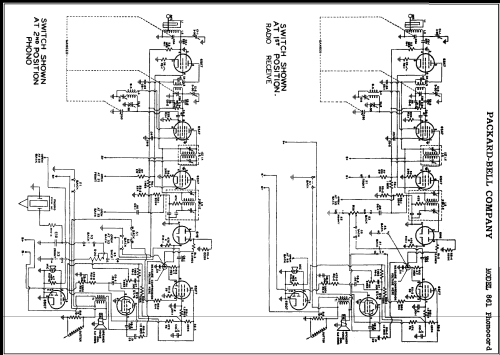 861 ; Packard Bell Co.; (ID = 400525) Radio