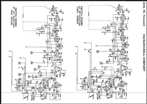 861 ; Packard Bell Co.; (ID = 400526) Radio