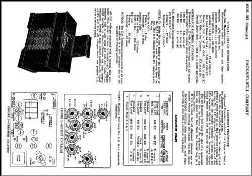 861 ; Packard Bell Co.; (ID = 400527) Radio