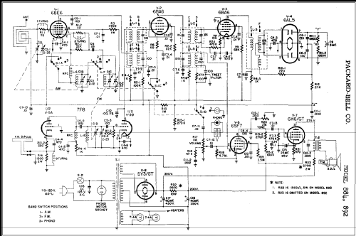 884 ; Packard Bell Co.; (ID = 297476) Radio