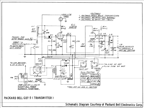 GDT-3 + GDR-3 + GDA-1 Garage door opener; Packard Bell Co.; (ID = 735000) Diversos