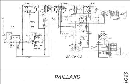 2201B; Paillard AG; St. (ID = 15544) Radio