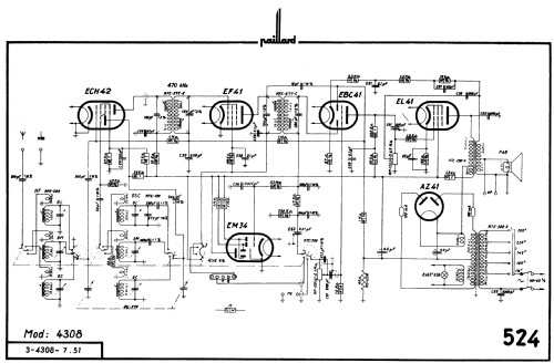 4308X; Paillard AG; St. (ID = 2535880) Radio