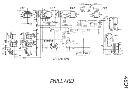 4501B; Paillard AG; St. (ID = 15559) Radio