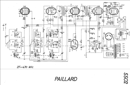 5501C Ch = 5502; Paillard AG; St. (ID = 15567) Radio