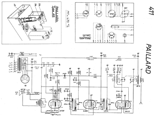 Volksradio 411; Paillard AG; St. (ID = 15338) Radio