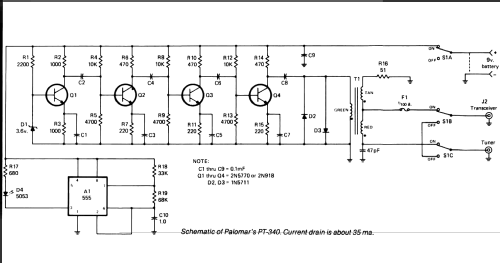 Tuner-Tuner PT-340; Palomar Engineers (ID = 1951077) Amateur-D