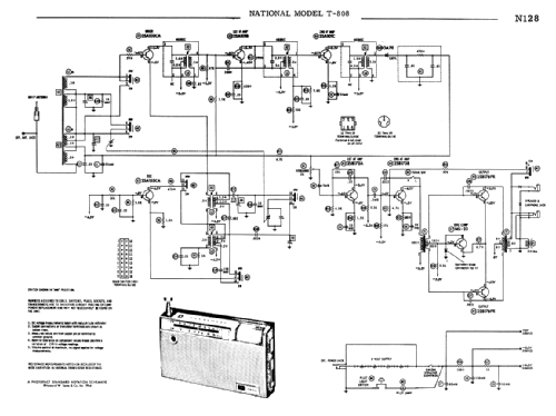 Panasonic 2-Band 8-Transistor T-808; Panasonic, (ID = 1684578) Radio