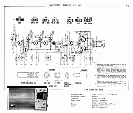 AB-245; Panasonic, (ID = 1689252) Radio