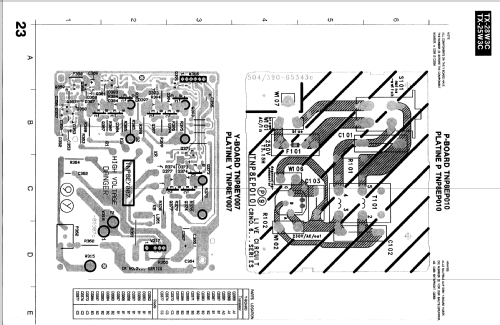 Colour Television TX-28W3C Ch= Euro1; Panasonic, (ID = 1698344) Television