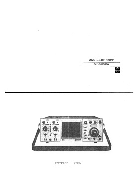 National Dual Trace Oscilloscope VP-5650A; Panasonic, (ID = 3030027) Ausrüstung