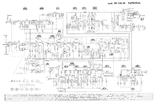 National FM/MW/SW 3 Band Receiver with Tape RF 530 JB; Panasonic, (ID = 2953944) Radio