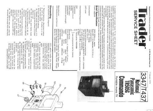 National IC Commando 505 TR-505G; Panasonic, (ID = 2525755) Television