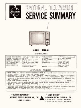 National EN2/C4; Panasonic, (ID = 2735083) Television