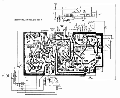 National All Transistor BT-252J; Panasonic, (ID = 1733171) Radio