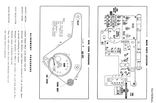 National 3 Band 8 Transistor T-66; Panasonic, (ID = 1727698) Radio