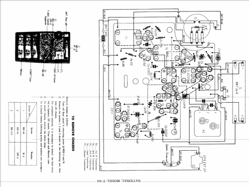 National 6 Transistor T-64; Panasonic, (ID = 1727721) Radio