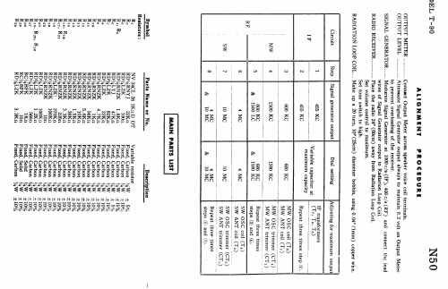 National Clock Radio T-90; Panasonic, (ID = 1728418) Radio