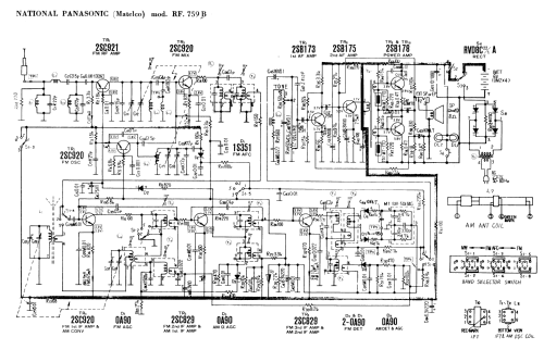 National Panasonic RF-759B; Panasonic, (ID = 2931362) Radio