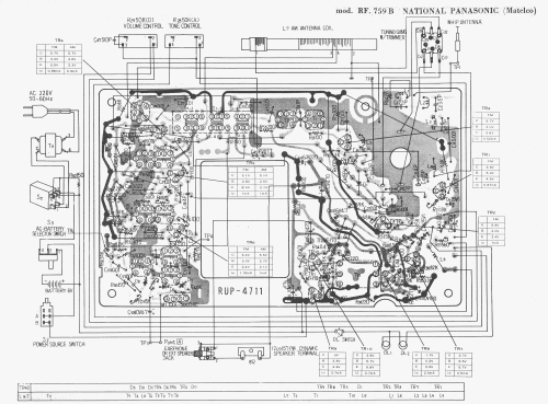 National Panasonic RF-759B; Panasonic, (ID = 2931364) Radio