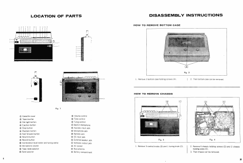 National Panasonic RQ-444S; Panasonic, (ID = 2777489) Radio