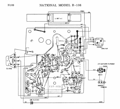 National R-106; Panasonic, (ID = 1705079) Radio