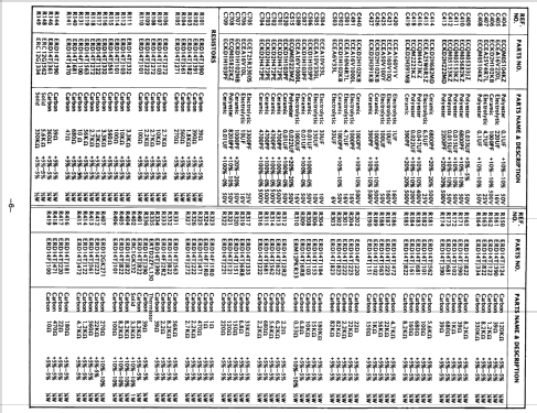 National TR714ESN; Panasonic, (ID = 1977319) Television