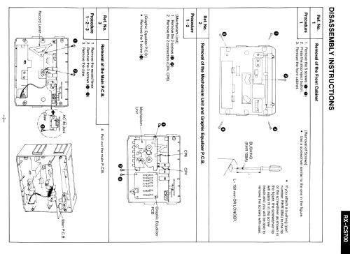 Portable Stereo Component System RX-CS700; Panasonic, (ID = 1782316) Radio