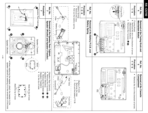 Portable Stereo Component System RX-CS700; Panasonic, (ID = 1782317) Radio