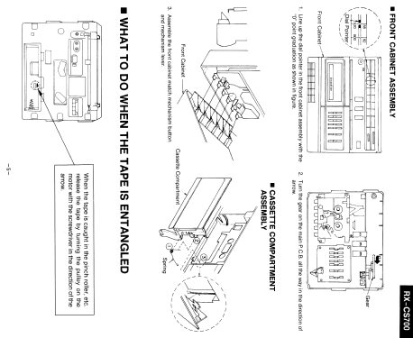 Portable Stereo Component System RX-CS700; Panasonic, (ID = 1782318) Radio